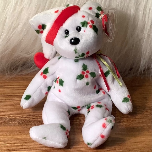 TY Holiday Beanie Baby Bear - Picture 2 of 5